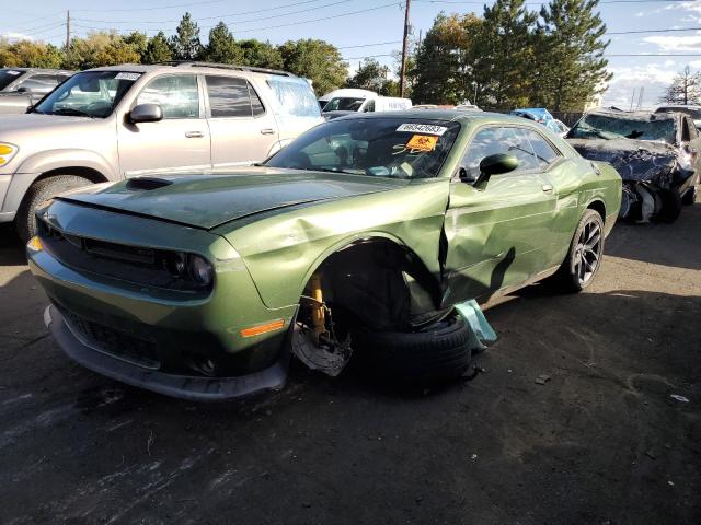 2C3CDZJG4MH517793 - 2021 DODGE CHALLENGER GT GREEN photo 1