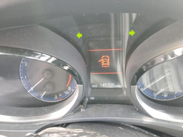 2T1BURHE8GC596735 - 2016 TOYOTA COROLLA L GRAY photo 9