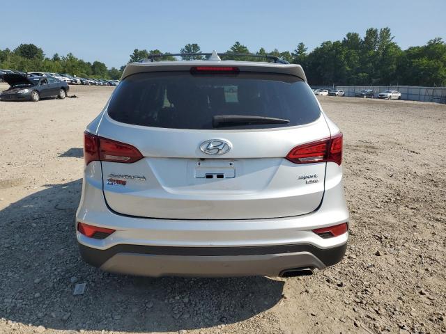 5XYZUDLB9HG496230 - 2017 HYUNDAI SANTA FE SPORT SILVER photo 6
