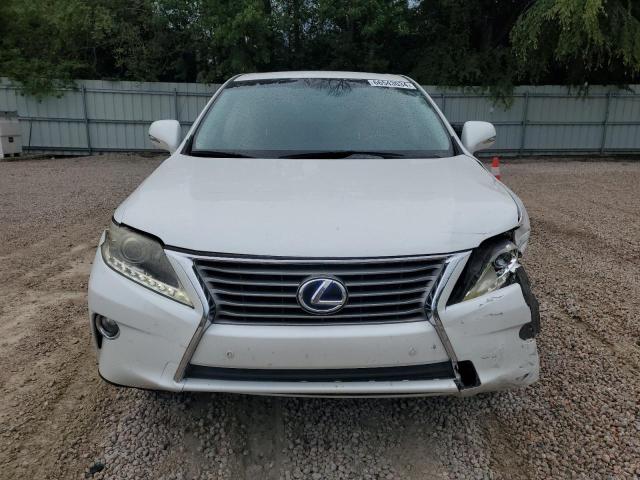 JTJZB1BA9D2008506 - 2013 LEXUS RX 450H WHITE photo 5