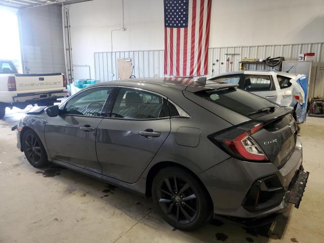 SHHFK7H6XMU416259 - 2021 HONDA CIVIC EX ნაცრისფერი ფოტო 2