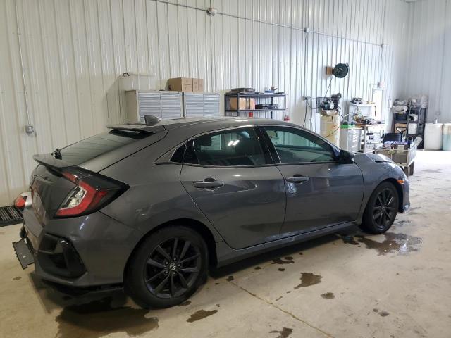 SHHFK7H6XMU416259 - 2021 HONDA CIVIC EX ნაცრისფერი ფოტო 3