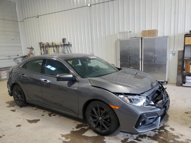 SHHFK7H6XMU416259 - 2021 HONDA CIVIC EX ნაცრისფერი ფოტო 4