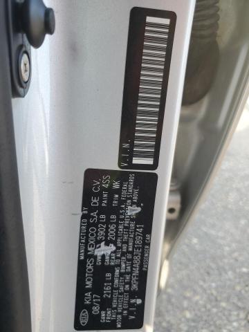 3KPFN4A88JE189741 - 2018 KIA FORTE EX SILVER photo 12