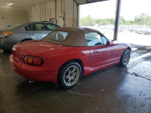 JM1NB3532Y0142124 - 2000 MAZDA MX-5 MIATA BASE RED photo 3