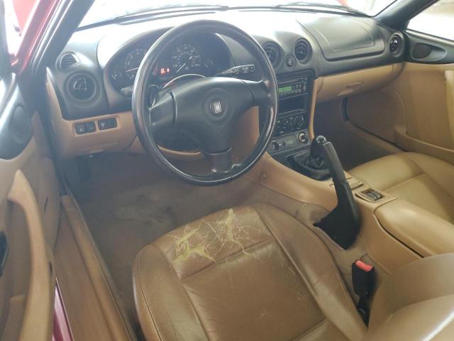 JM1NB3532Y0142124 - 2000 MAZDA MX-5 MIATA BASE RED photo 8