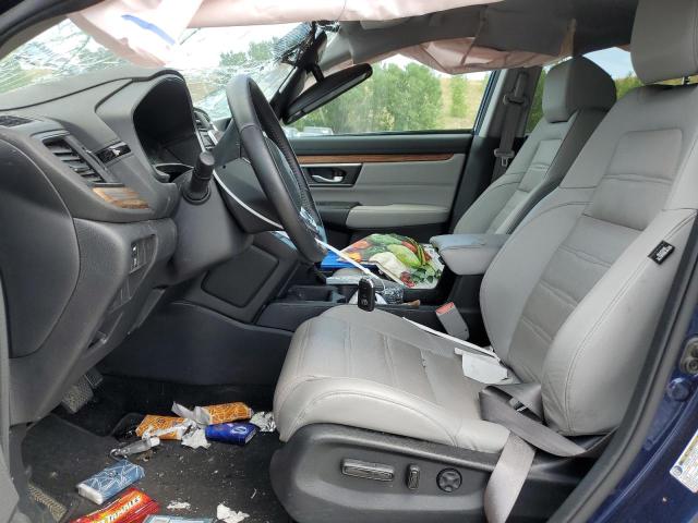 7FARW2H84JE015054 - 2018 HONDA CR-V EXL 蓝色 照片 7