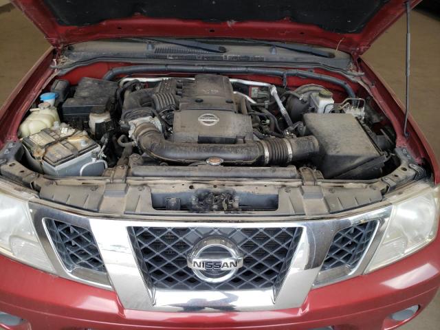 1N6AD0EV2DN710424 - 2013 NISSAN FRONTIER S RED photo 11