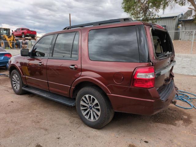 1FMJU1JT7HEA26225 - 2017 FORD EXPEDITION XLT BURGUNDY photo 2