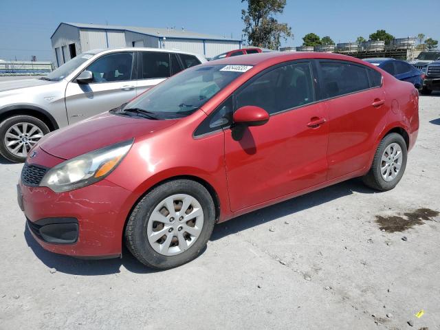 KNADM4A36D6282490 - 2013 KIA RIO LX RED photo 1