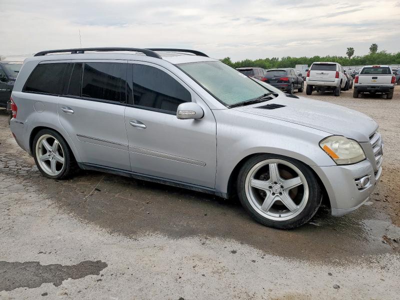 4JGBF71E37A115122 - 2007 MERCEDES-BENZ GL 450 4MATIC SILVER photo 4