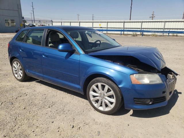 WAUHE78P59A100100 - 2009 AUDI A3 2.0T BLUE photo 4