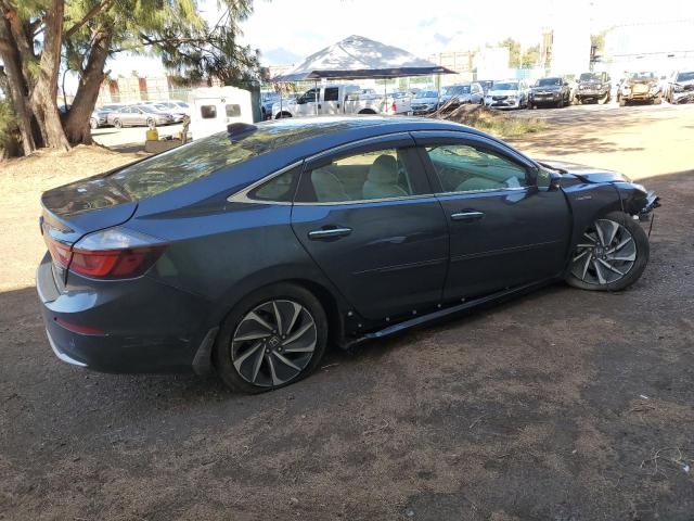 19XZE4F93KE019643 - 2019 HONDA INSIGHT TOURING BLUE photo 3