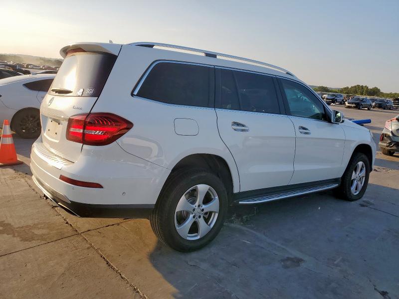 4JGDF6EE7HA916635 - 2017 MERCEDES-BENZ GLS 450 4MATIC WHITE photo 3