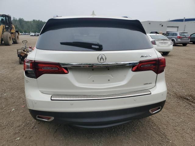 5FRYD4H86EB504777 - 2014 ACURA MDX ADVANCE WHITE photo 6