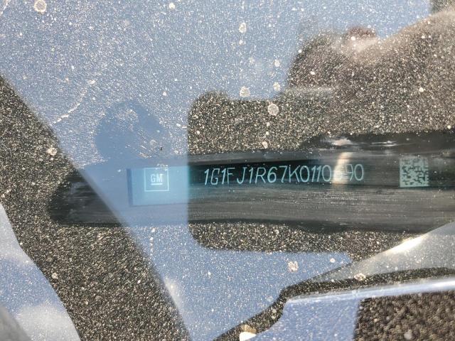 1G1FJ1R67K0110690 - 2019 CHEVROLET CAMARO ZL1 ORANGE photo 12