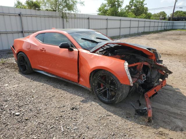 1G1FJ1R67K0110690 - 2019 CHEVROLET CAMARO ZL1 ORANGE photo 4