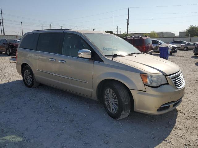 2C4RC1CGXDR777620 - 2013 CHRYSLER TOWN & COU TOURING L TAN photo 4