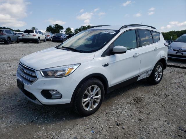 1FMCU9GD0JUC49600 - 2018 FORD ESCAPE SE WHITE photo 1