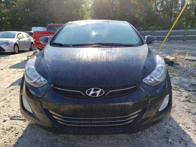 KMHDH4AE4CU464753 - 2012 HYUNDAI ELANTRA GLS BLACK photo 5