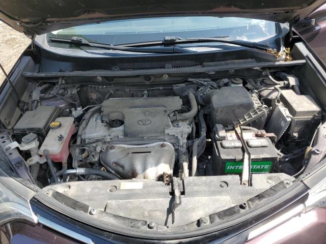 2T3RFREV6HW650005 - 2017 TOYOTA RAV4 XLE PURPLE photo 12