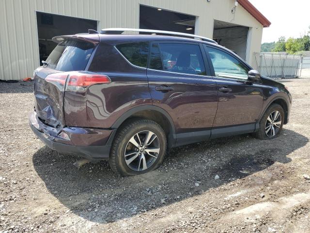 2T3RFREV6HW650005 - 2017 TOYOTA RAV4 XLE PURPLE photo 3