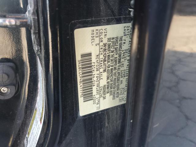 3N1BC1CP4BL477795 - 2011 NISSAN VERSA S 黑色 照片 12