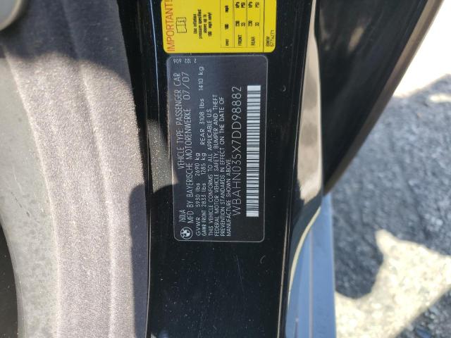 WBAHN035X7DD98882 - 2007 BMW 760 LI BLACK photo 12