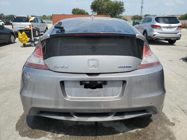 JHMZF1D61BS000282 - 2011 HONDA CR-Z EX SILVER photo 6