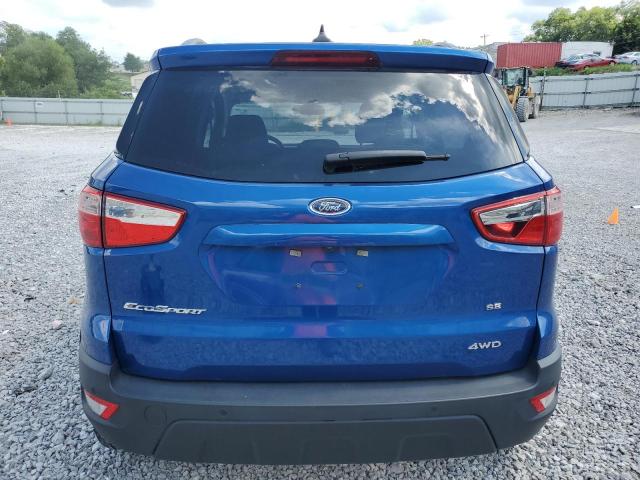 MAJ6S3GL1NC464481 - 2022 FORD ECOSPORT SE Կապույտ լուսանկար 6