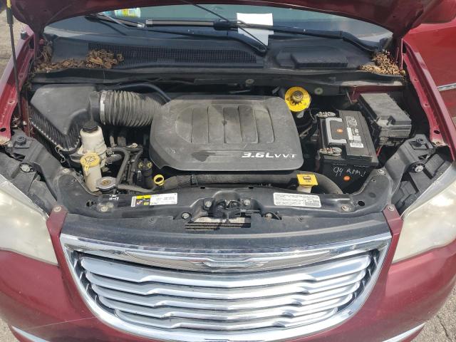2C4RC1BGXER133358 - 2014 CHRYSLER TOWN & COU TOURING RED photo 12