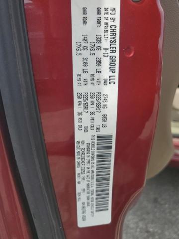 2C4RC1BGXER133358 - 2014 CHRYSLER TOWN & COU TOURING RED photo 13