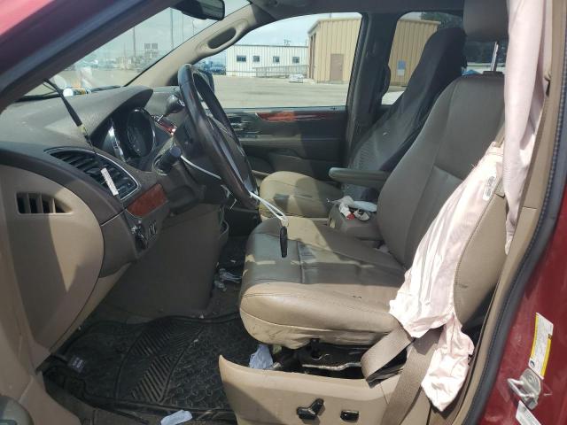 2C4RC1BGXER133358 - 2014 CHRYSLER TOWN & COU TOURING RED photo 7