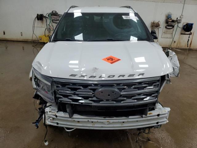 1FM5K8D80JGC53709 - 2018 FORD EXPLORER XLT Blanc photo 5