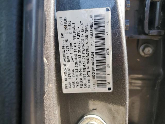1HGCP26418A035409 - 2008 HONDA ACCORD LXP Gri fotoğraf 12