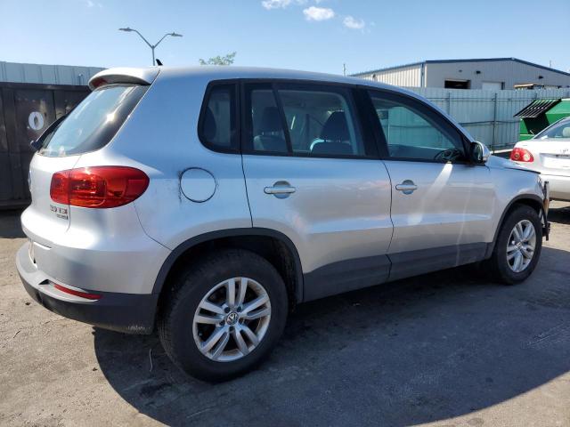 WVGBV3AX8EW625530 - 2014 VOLKSWAGEN TIGUAN S SILVER photo 3