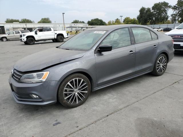 3VWD17AJ0GM249997 - 2016 VOLKSWAGEN JETTA SPORT GRAY photo 1