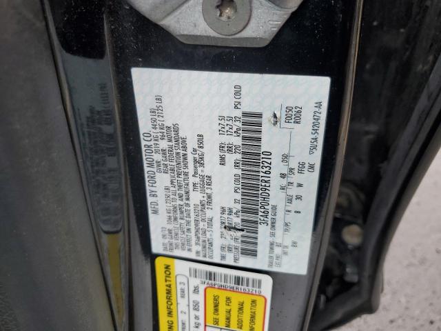 3FA6P0HD9ER163210 - 2014 FORD FUSION SE TEAL photo 13