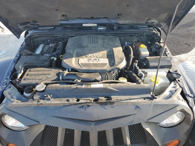 1C4BJWEGXDL546517 - 2013 JEEP WRANGLER U SAHARA BLUE photo 11