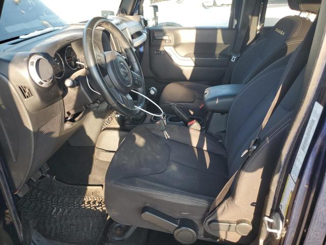 1C4BJWEGXDL546517 - 2013 JEEP WRANGLER U SAHARA BLUE photo 7