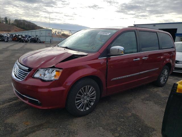2C4RC1CGXER333042 - 2014 CHRYSLER TOWN & COU TOURING L RED photo 2