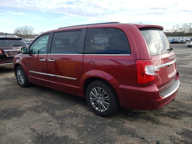 2C4RC1CGXER333042 - 2014 CHRYSLER TOWN & COU TOURING L RED photo 3