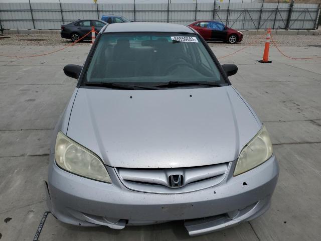 1HGES16395L028863 - 2005 HONDA CIVIC DX VP Gümüş foto 5
