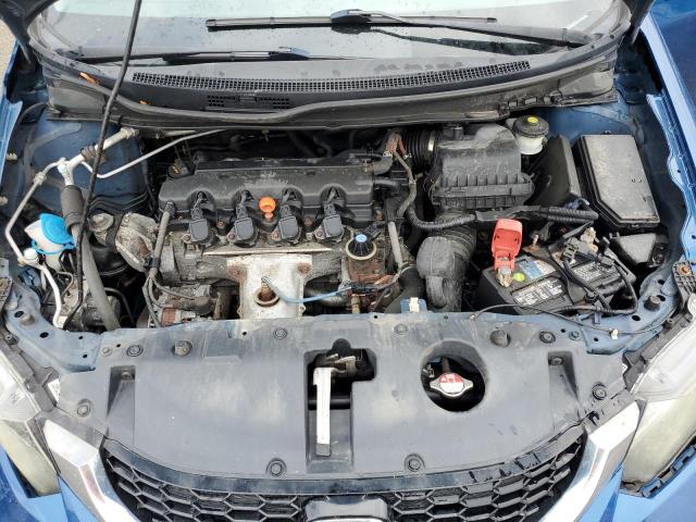 2HGFB2F80EH536450 - 2014 HONDA CIVIC EX BLUE photo 11
