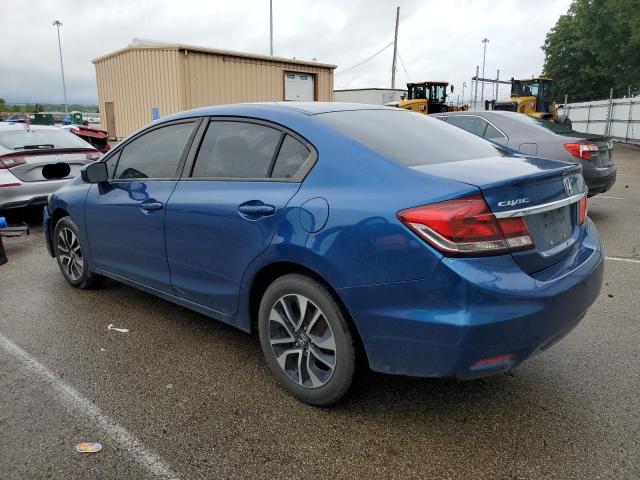 2HGFB2F80EH536450 - 2014 HONDA CIVIC EX BLUE photo 2