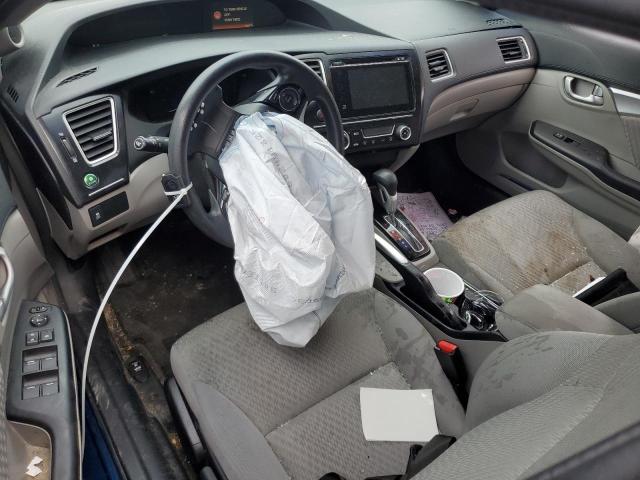 2HGFB2F80EH536450 - 2014 HONDA CIVIC EX BLUE photo 8