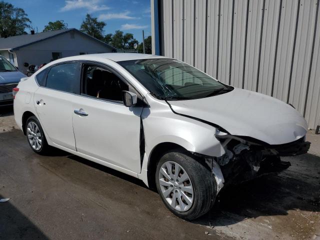 3N1AB7AP0EL687478 - 2014 NISSAN SENTRA S WHITE photo 4