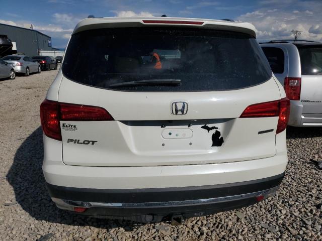 5FNYF5H94GB039784 - 2016 HONDA PILOT TOURING WHITE photo 6