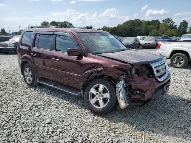 5FNYF3H75BB022617 - 2011 HONDA PILOT EXLN BURGUNDY photo 4