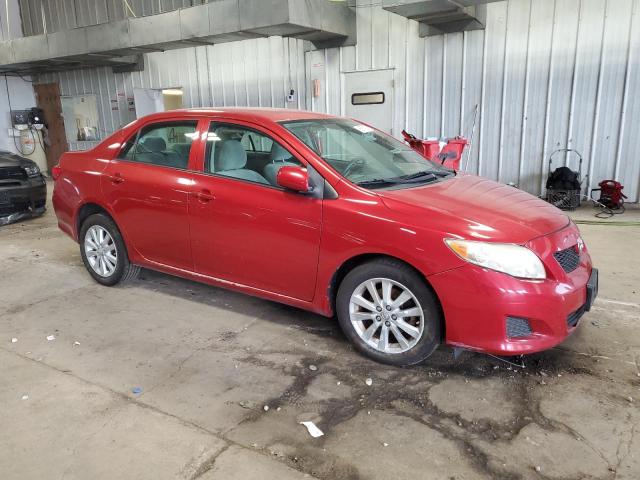 JTDBL40E99J005627 - 2009 TOYOTA COROLLA BASE RED photo 4
